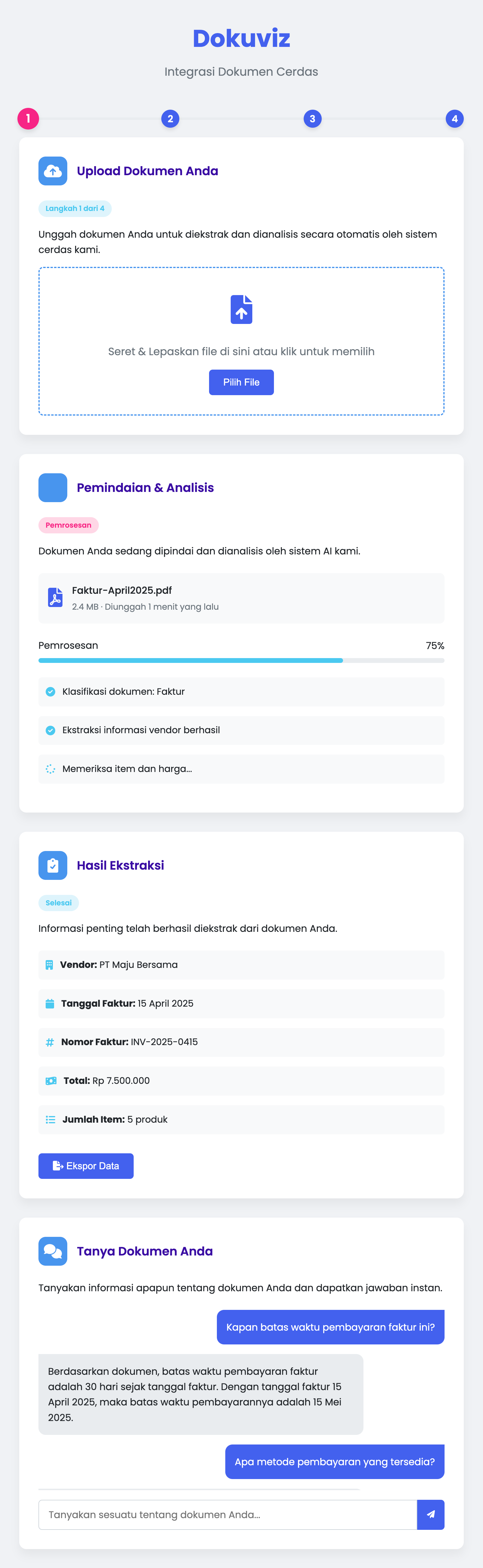 DokuViz Interface